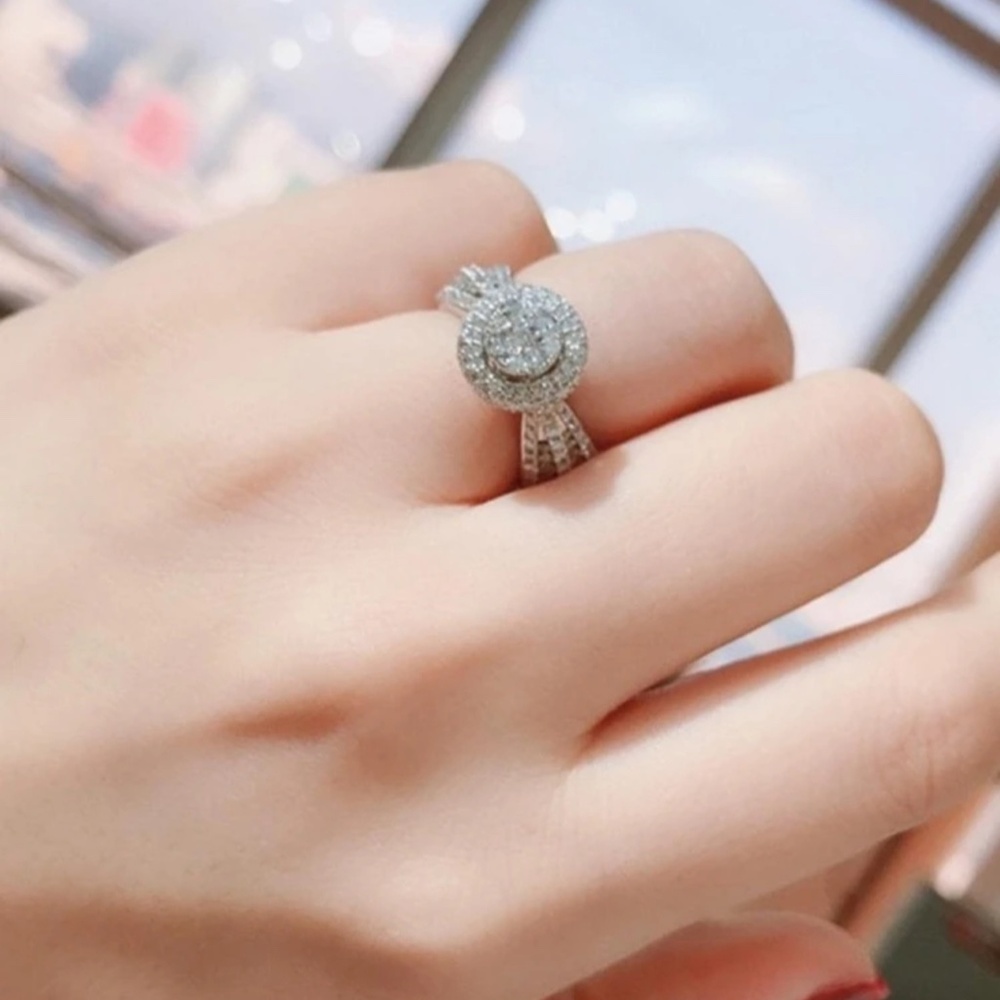 WEDDING RING ID8 BRIDAL RING - Picture 5 of 5